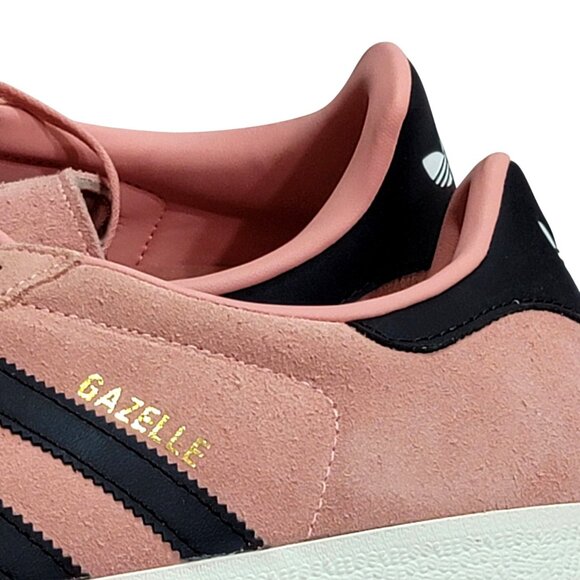 Adidas Gazelle Glow Pink Mens Sneakers Size 13 Suede Upper Black Stripes Casual - Picture 3 of 12